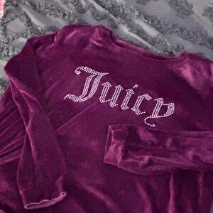 Juicy Couture Purple Crew Neck Sweater